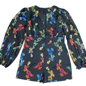 Beautiful floral romper from Nasty Gal in new condition with tags.